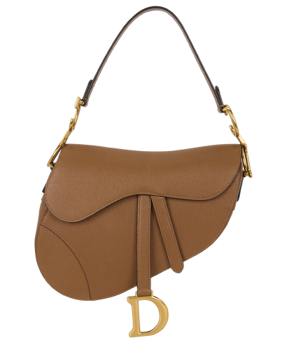 Saddle, &pound;2,100, Handbags, Brown, Leather, Front view